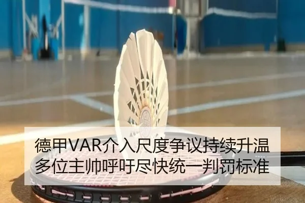 德甲VAR介入尺度争议持续升温多位主帅呼吁尽快统一判罚标准